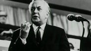 Britischer Premierminister Harold Wilson © Screenshot 