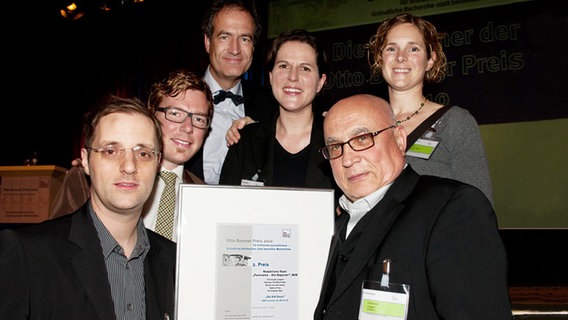 Preisverleihung Otto Brenner Stiftung an die Panorama Redaktion © ©2010 by J.D.Hunger Foto: J.D.Hunger