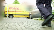 DHL-Fahrzeug eines Subunternehmers. © NDR 