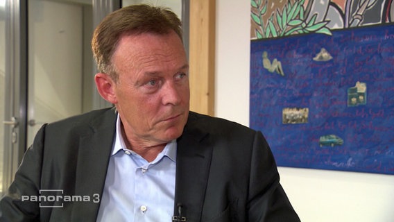 Panorama-3-Interview mit Thomas Oppermann (SPD) © NDR Fernsehen 