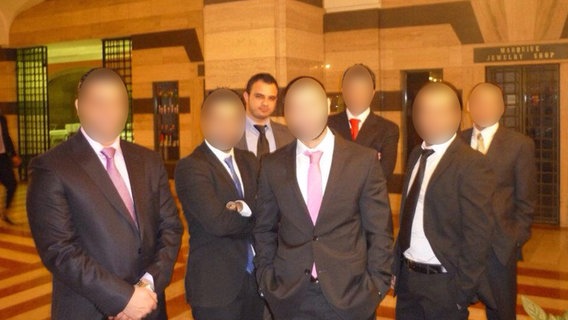 Eine Gruppe von syrischen Anwälten.  