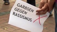 Demonstration Garbsen gegen Rassismus © NDR 