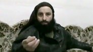 Islamist Hayan M. ruft in einem Video zum Dschihad auf.  