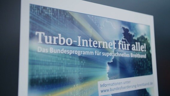 Werbekampagne für schnelleres Internet. © NDR / ARD Foto: Screenshot