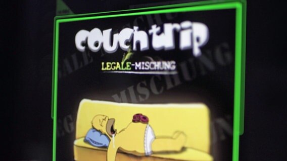 Das "Legal Highs"-Produkt "Couchtrip", ein Ersatzprodukt für Cannabis. Das "Legal Highs"-Produkt "Couchtrip", ein Ersatzprodukt für Cannabis. © NDR Foto: Screenshot