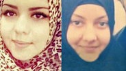 Die beiden verschwundenen Mädchen auf einem Suchbild, das im Internet hochgeladen wurde.  