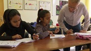 Flüchtlingskinder müssen Deutsch als Zweitsprache lernen. © NDR 