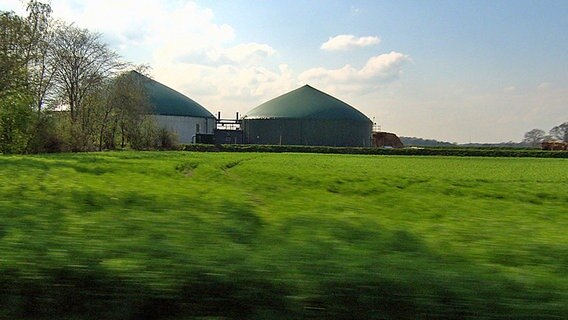 Biogas-Anlage im Landkreis Diepholz in Niedersachsen. © NDR 