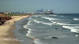 Der Hochseehafen von Tema, 25 Kilometer von Ghanas Hauptstadt Accra entfernt. Der Hochseehafen von Tema, 25 Kilometer von Ghanas Hauptstadt Accra entfernt. © NDR/ARD