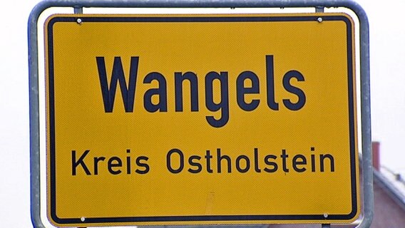 Ortsschild von Wangels im Kreis Ostholstein © NDR Foto: screenshot
