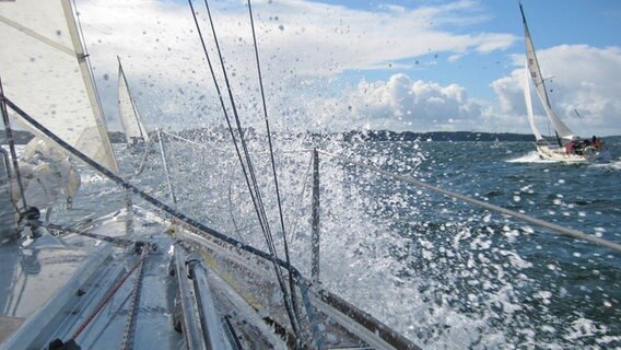 Ein Segelboot auf der Flensburger Förde. © Marc Neumann Foto: Marc Neumann