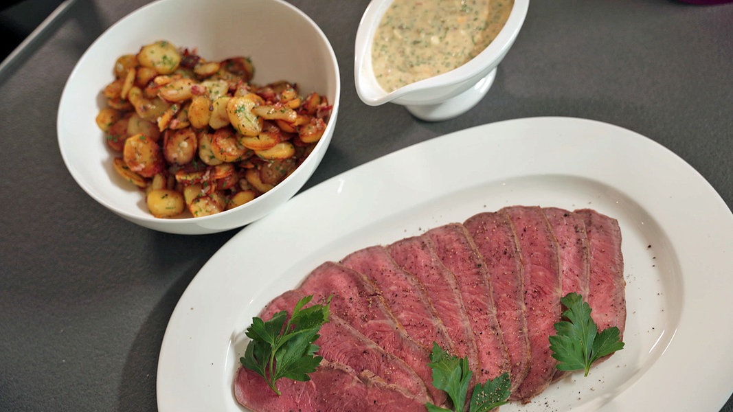 Roastbeef mit Sauce tartare und Bratkartoffeln | NDR.de - Fernsehen ...
