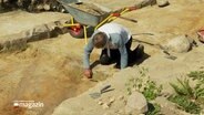 Archäologische Ausgrabungen in Danewerk offenbaren die Reste einer alten Siedlung. © NDR 