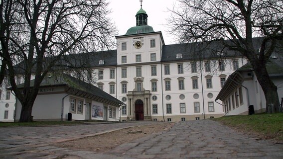 Schloss Gottorf steht vor grauem Himmel. © NDR 