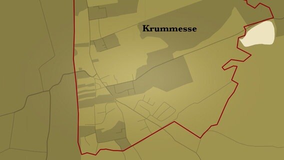 Karte des Ortes Krummesse © NDR 
