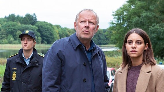 Borowski (Axel Milberg) und Mila Sahin (Almila Bagriacik). © NDR/Sandra Hoever/Felix Althaus 
