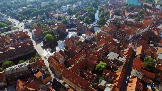 Das Wasserviertel von Lüneburg. © NDR 