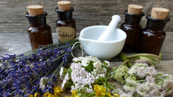 Zutaten für eine Aromatherapie. © fotolia Foto: behewa