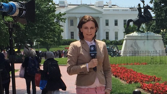 ARD Korrespondentin Sandra Ratzow  