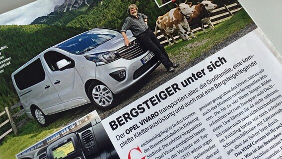 Foto von der Zeitschrift "Bunte" Foto von der Zeitschrift "Bunte" Foto: Matthias Stelte