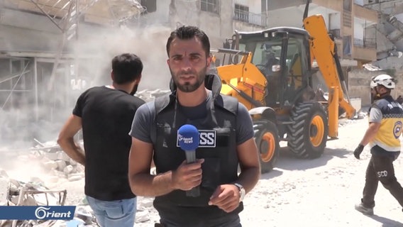 Der syrische Reporter Jameel in Idlib. © NDR 