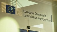 Schild der Europäoischen Kommission  