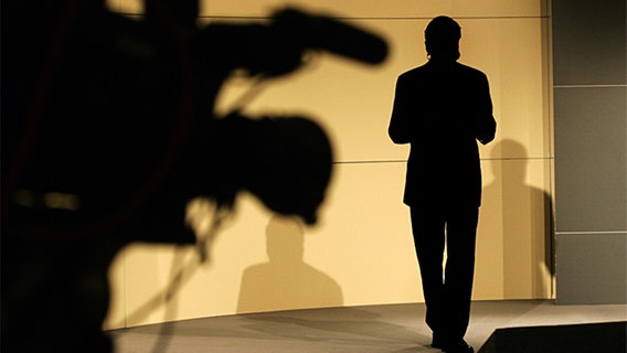 Ein Redner auf einer Bühne © picture-alliance/dpa Foto: Roland Weihrauch