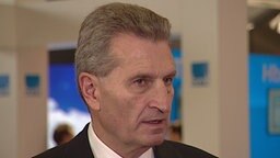 EU-Digital-Kommissar Günther Oettinger. © NDR 