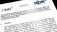 Selbstverpflichtungserklärung von RBB, MDR und NDR © NDR Foto: Screenshot