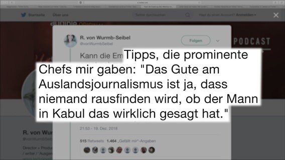 Auf Twitter berichten Journalisten unter dem Hashtag #sagenwasist über ihre Erfahrungen mit Fälschungsversuchen.  