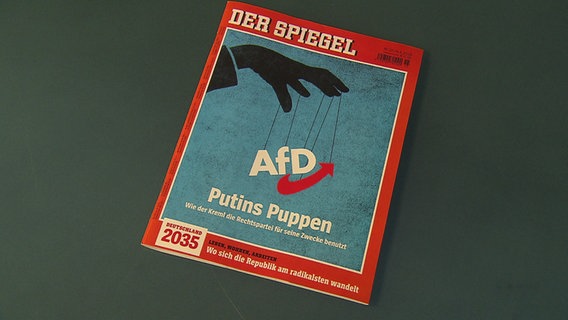 Spiegel-Titel: AfD - Putins Puppen © NDR 