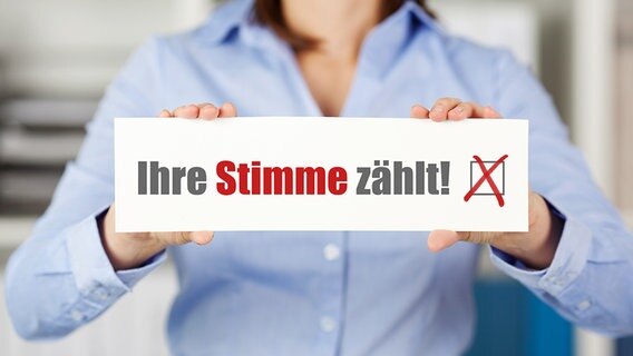 Schild mit der Aufschrift "Ihre Stimme zählt" © fotolia.com Foto: contrastwerkstatt