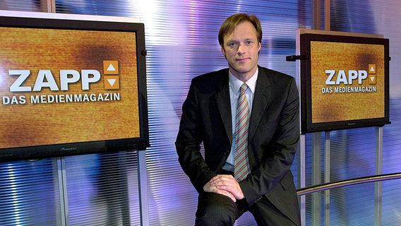 Gerhard Delling war der erste Moderator des Medienmagazins ZAPP © NDR/www.image-point.de Foto: Uwe Ernst