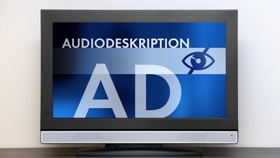 Audiodeskription auf einem Fernseher. © fotolia Foto: Beboy, N-Media-Images