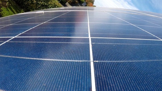 Solaranlage auf dem Dach  