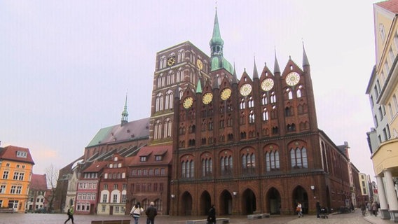 Rathaus von Stralsund.  