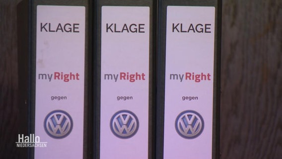 Die Gerichtsordner zur Massenklage gegen VW.  