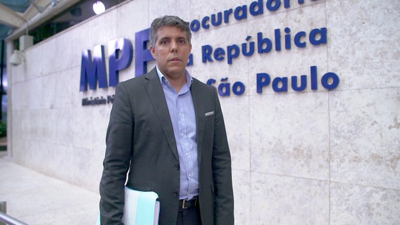 Pedro Antônio de Oliveira Machado, brasilianischer Bundesstaatsanwalt. © NDR 