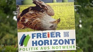 Wahlplakat der Partei "Freier Horizont"  