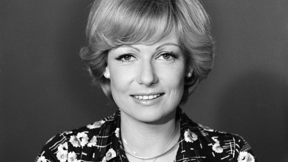 Dagmar Berghoff auf einer Schwarz-Weiß-Aufnahme von 1976. © NDR/Hans-Ernst Müller 