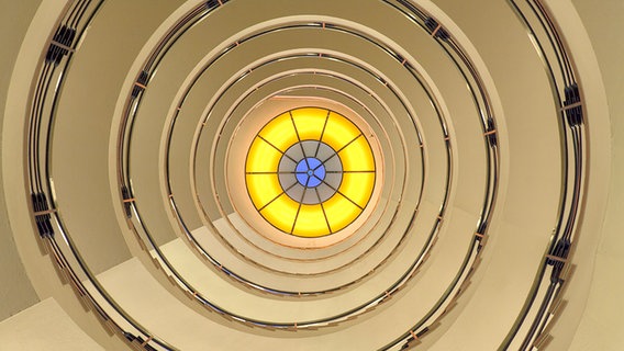 Oberlicht über dem Treppenaufgang im Brahms Kontor. © Brahms Kontor 