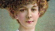 Zeitgenössische Darstellung der französischen Komponistin Cécile Chaminade (1857-1944). © picture-alliance / Mary Evans Picture Library 