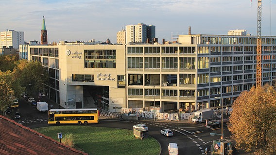 Sitz des Aufbau Verlags im Berliner Haus am Moritzplatz 2014. © Aufbau Verlag 