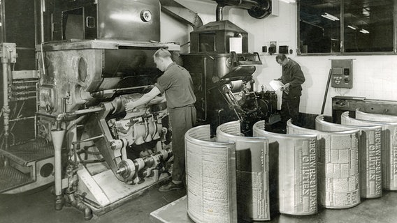 Druckmaschine in der Druckerei Limbach © Braunschweiger Zeitung 