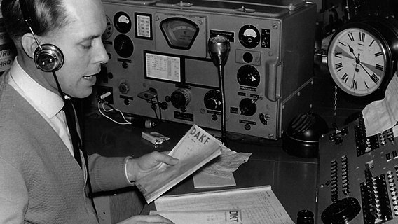 Küstenfunkstation Norddeich Radio, 1959. © © NDR/Hans-Joachim Brandt 