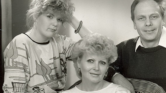 May-Britt Krüger mit Eltern, undatiert 1980er Jahre © May-Britt Krüger 