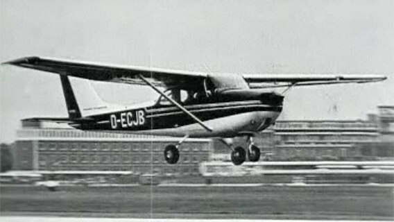 Die Cessna 172, mit der Mathias Rust nach Moskau flog. © NDR 