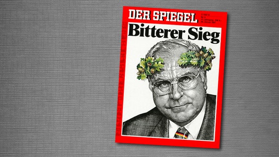 "Spiegel"-Titelbild mit Helmut Kohl nach seinem Wahlsieg 1987 © "Spiegel"-Verlag 