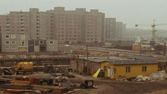 Szene aus der Dokumentation "Das Haus in Steilshoop" - NDR 1973 © NDR Foto: Screenshot