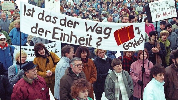 Demonstration im Jahr 1990. © Kurt Hamann 